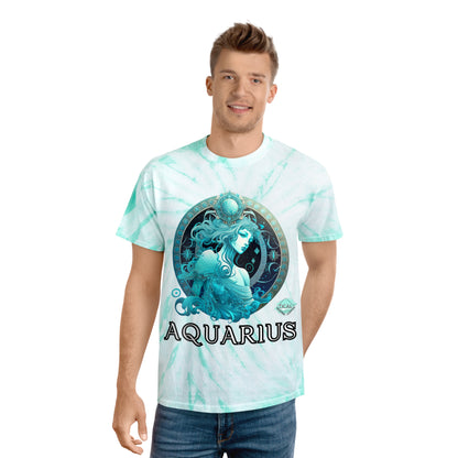 DCAL Zodiac Collection "Aquarius" Tie-Dye Tee, Cyclone