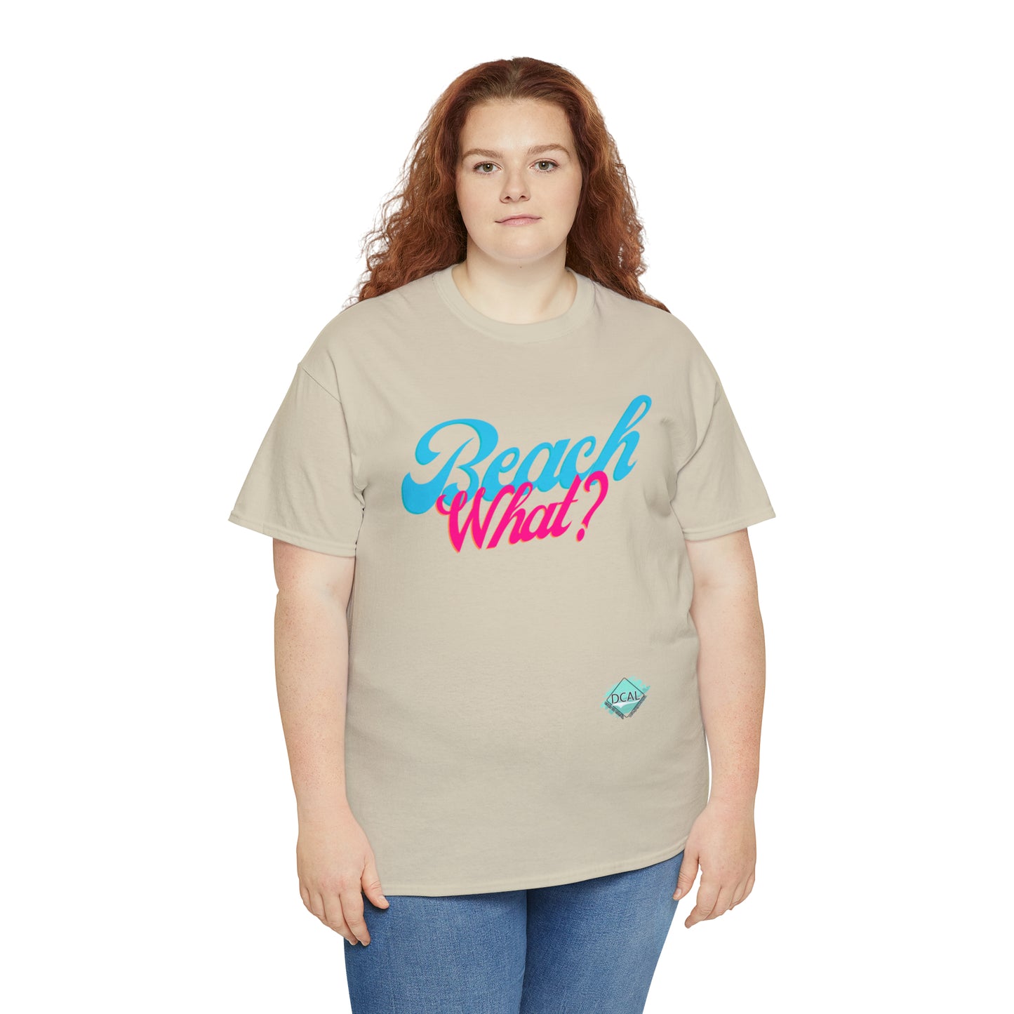 DCAL Beach Collection "Beach What?" Unisex Heavy Cotton Tee