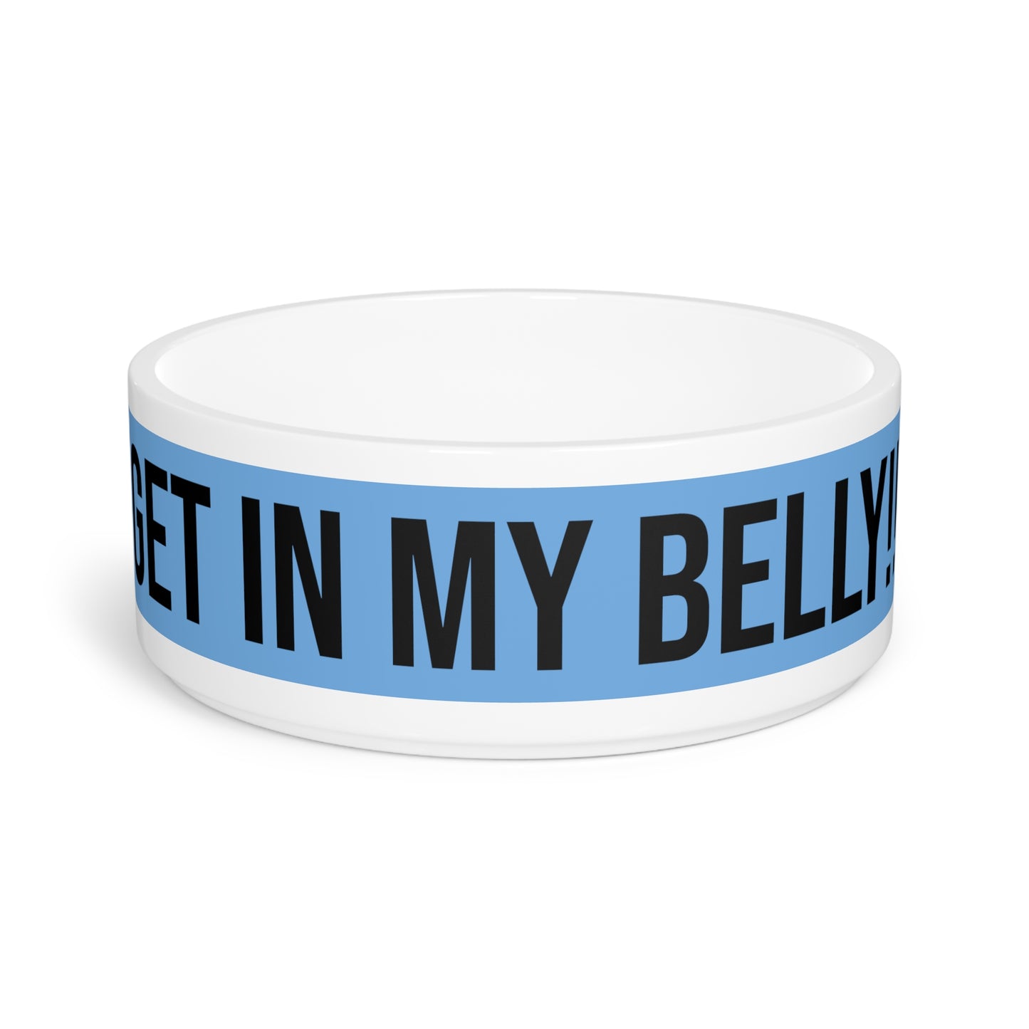 DCAL Paws and Posh "Feed My Belly!" Pet Bowl