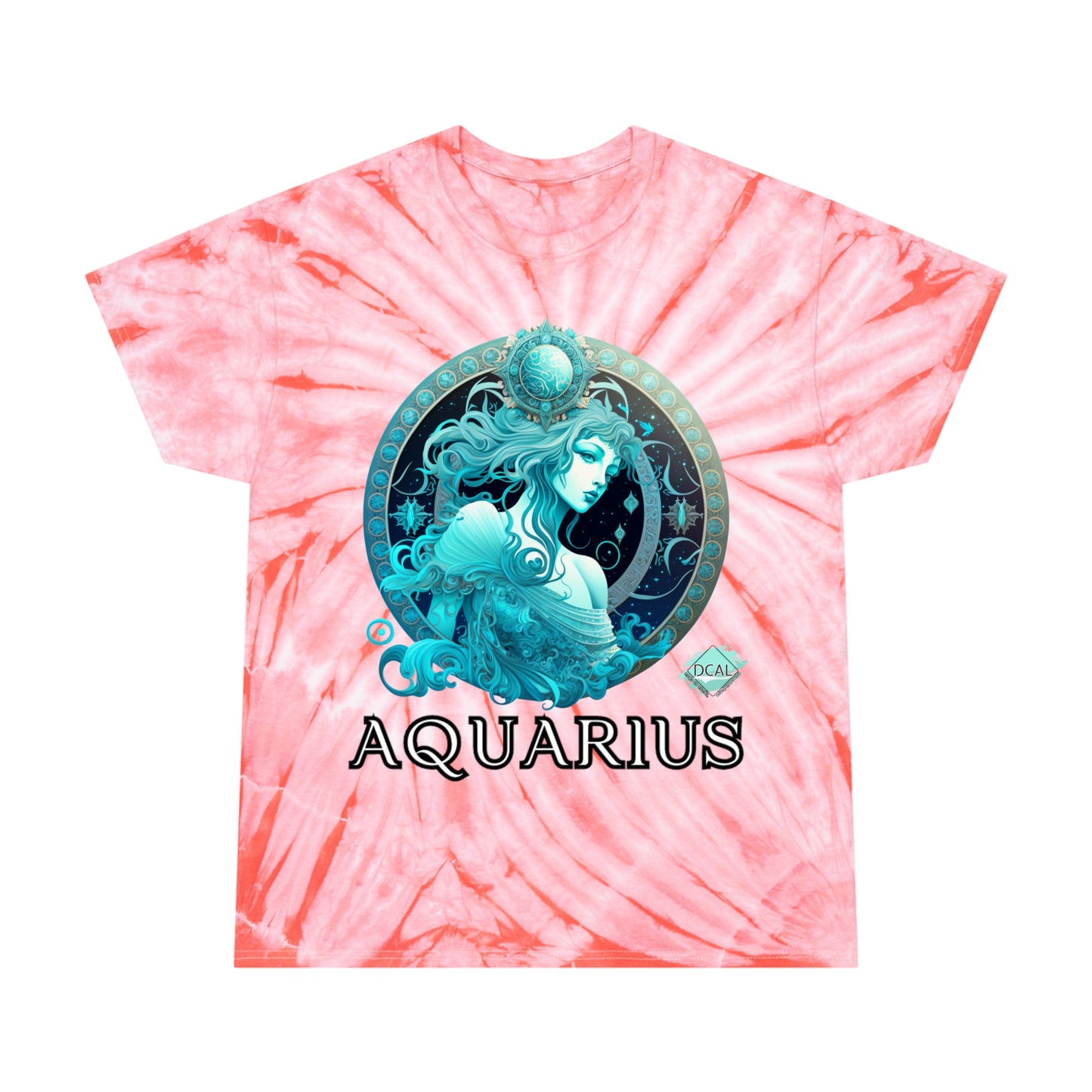 DCAL Zodiac Collection "Aquarius" Tie-Dye Tee, Cyclone