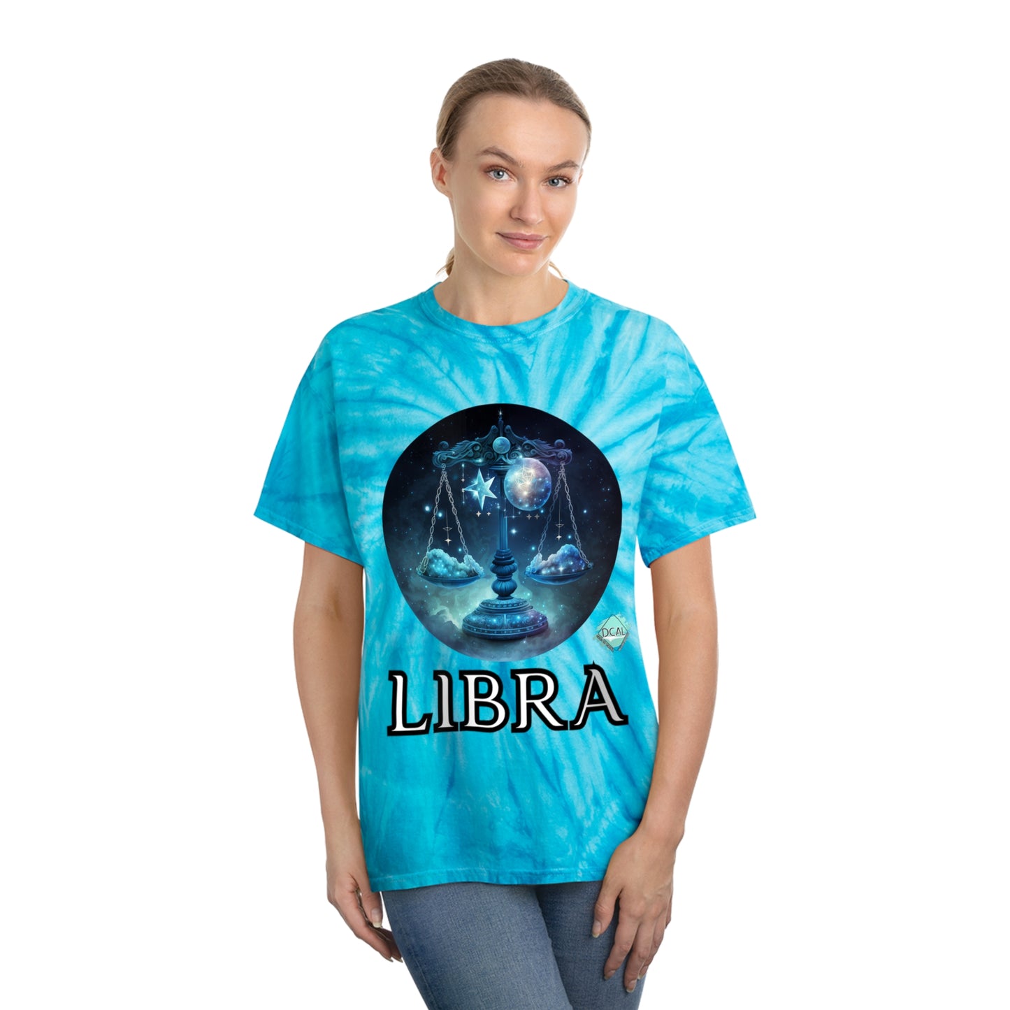 DCAL Zodiac Collection "LIBRA" Tie-Dye Tee, Cyclone