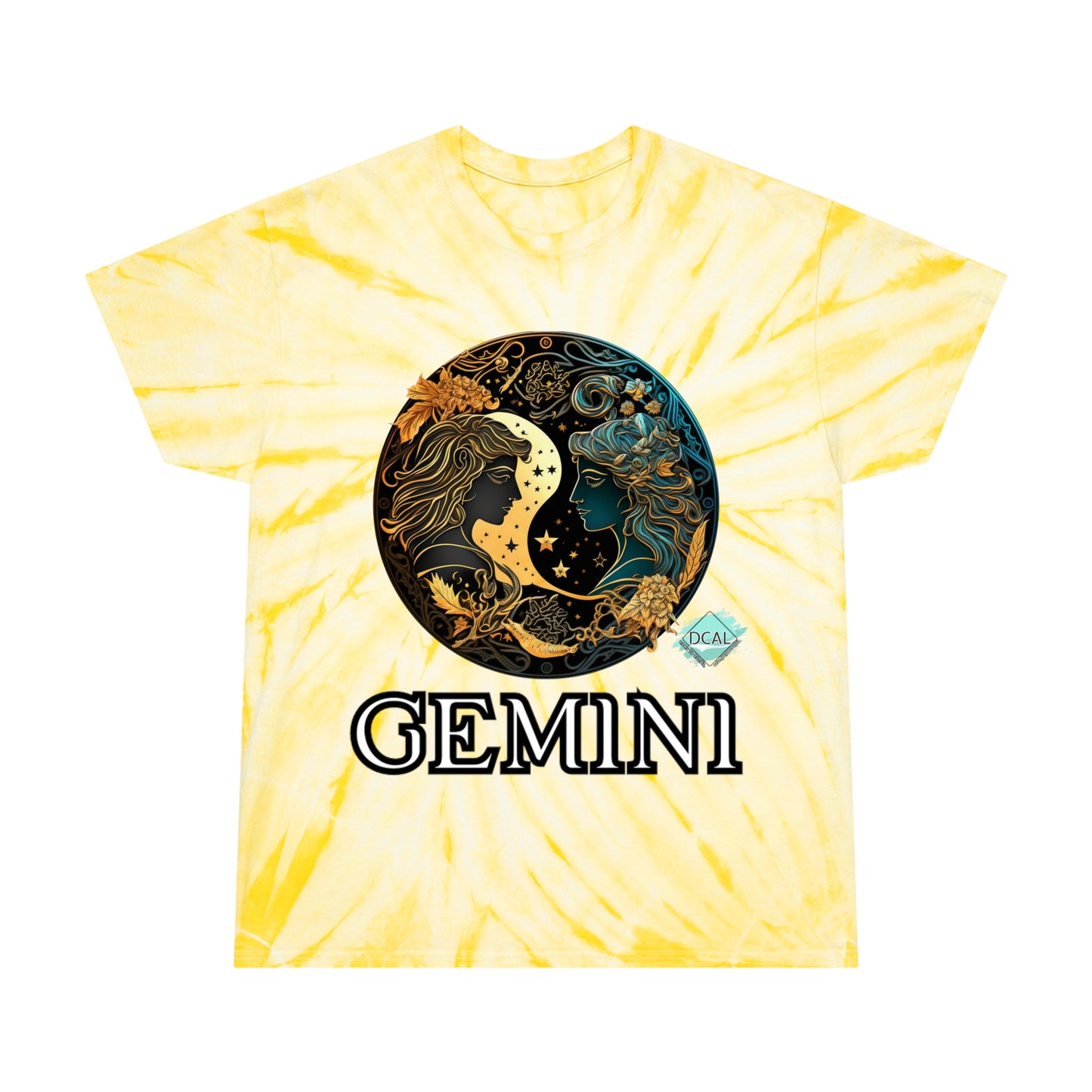 DCAL Zodiac Collection "GEMINI" Tie-Dye Tee, Cyclone