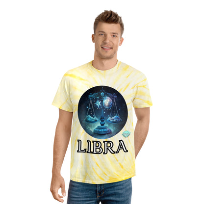 DCAL Zodiac Collection "LIBRA" Tie-Dye Tee, Cyclone