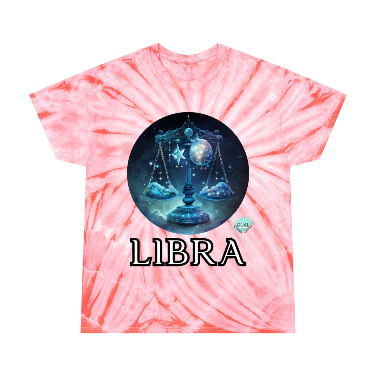 DCAL Zodiac Collection "LIBRA" Tie-Dye Tee, Cyclone