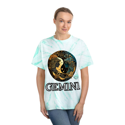 DCAL Zodiac Collection "GEMINI" Tie-Dye Tee, Cyclone