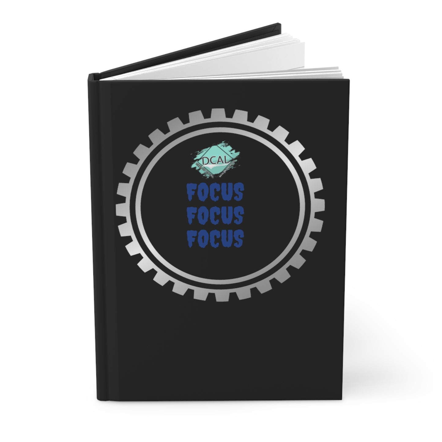 DCAL Accessories "Focus, Focus, Focus" Hardcover Journal Matte