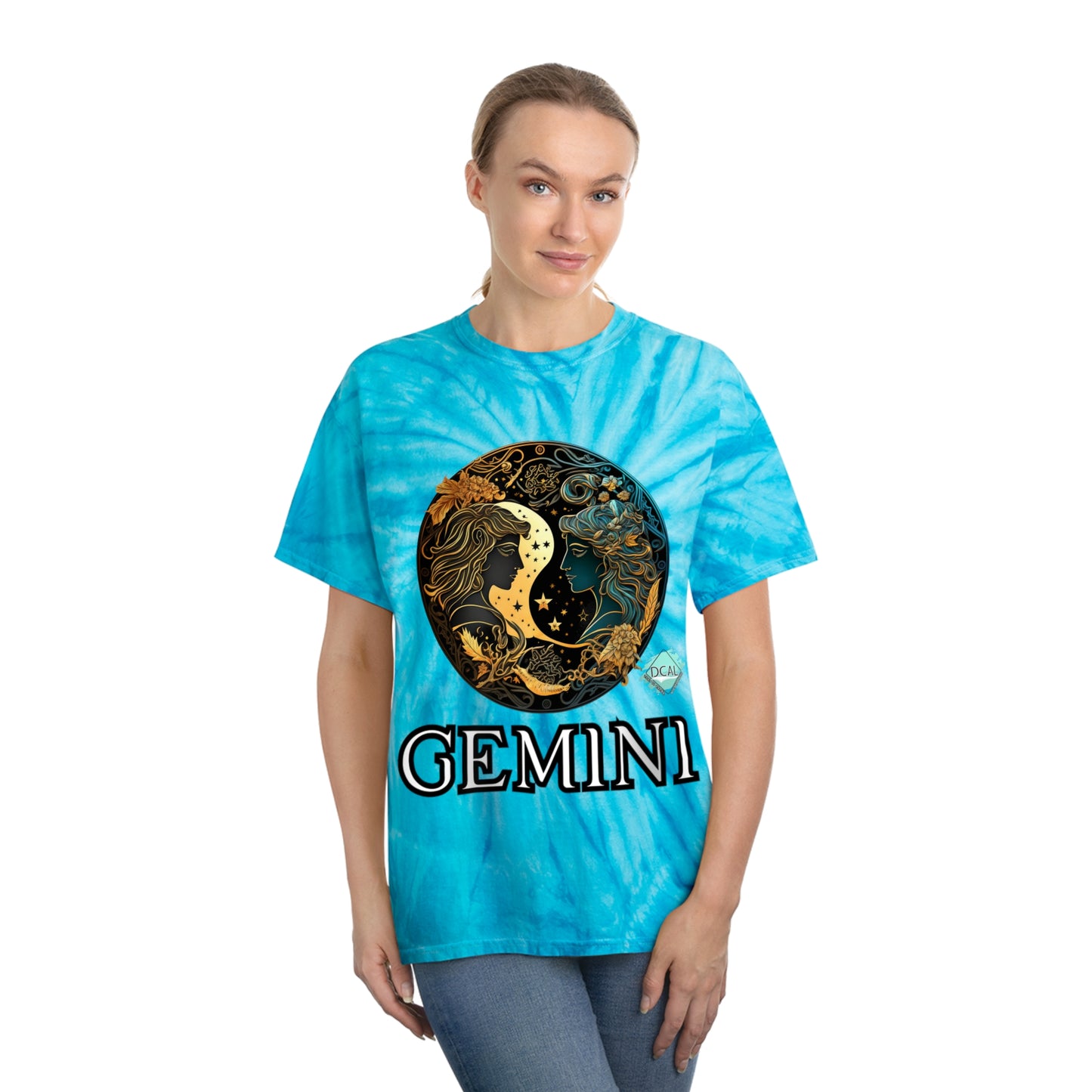 DCAL Zodiac Collection "GEMINI" Tie-Dye Tee, Cyclone