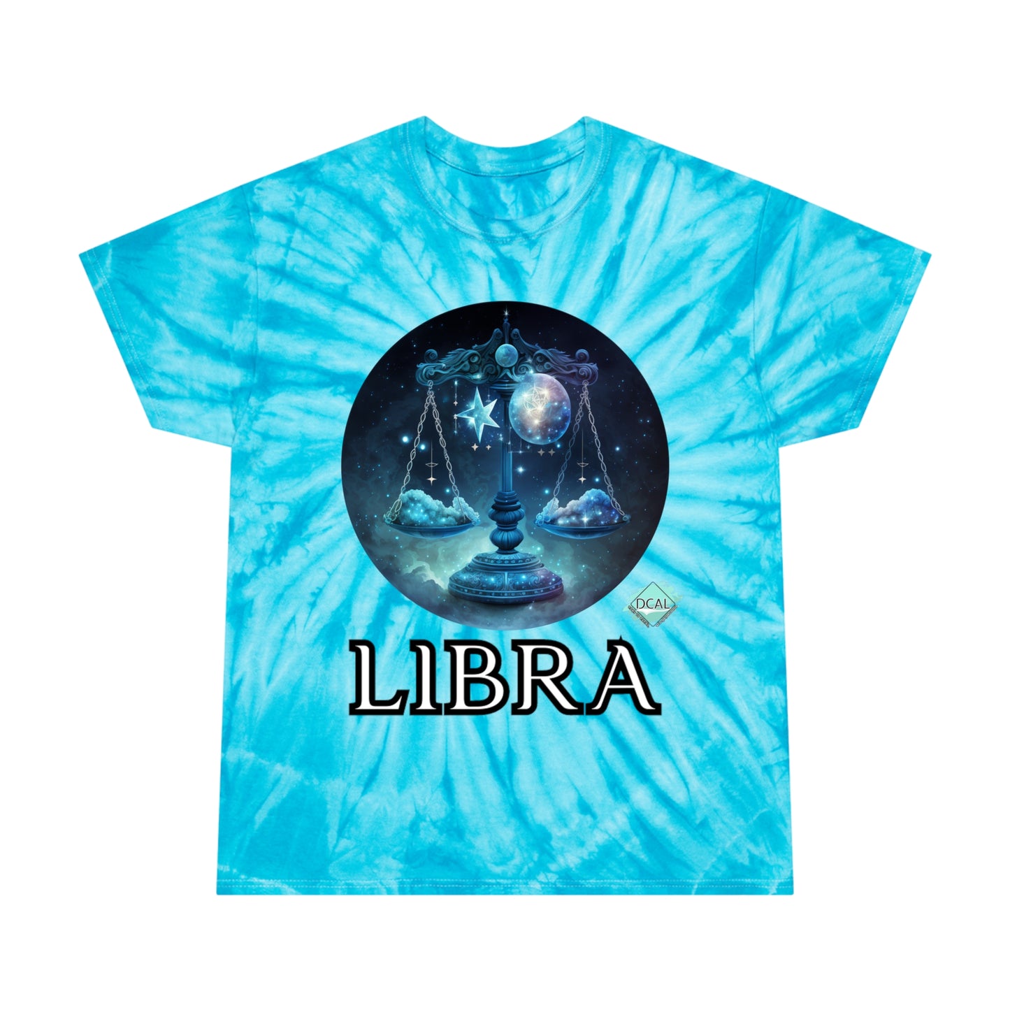 DCAL Zodiac Collection "LIBRA" Tie-Dye Tee, Cyclone