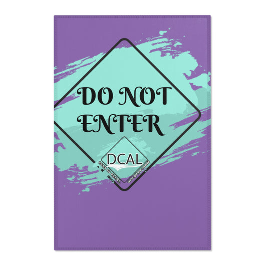 DCAL Kitchen Accessories "Do Not Enter" Area Rugs