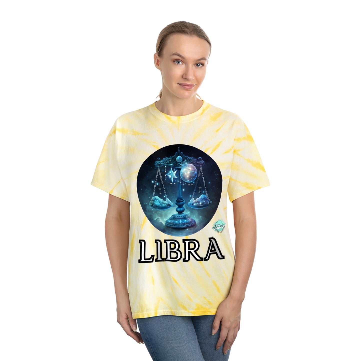 DCAL Zodiac Collection "LIBRA" Tie-Dye Tee, Cyclone