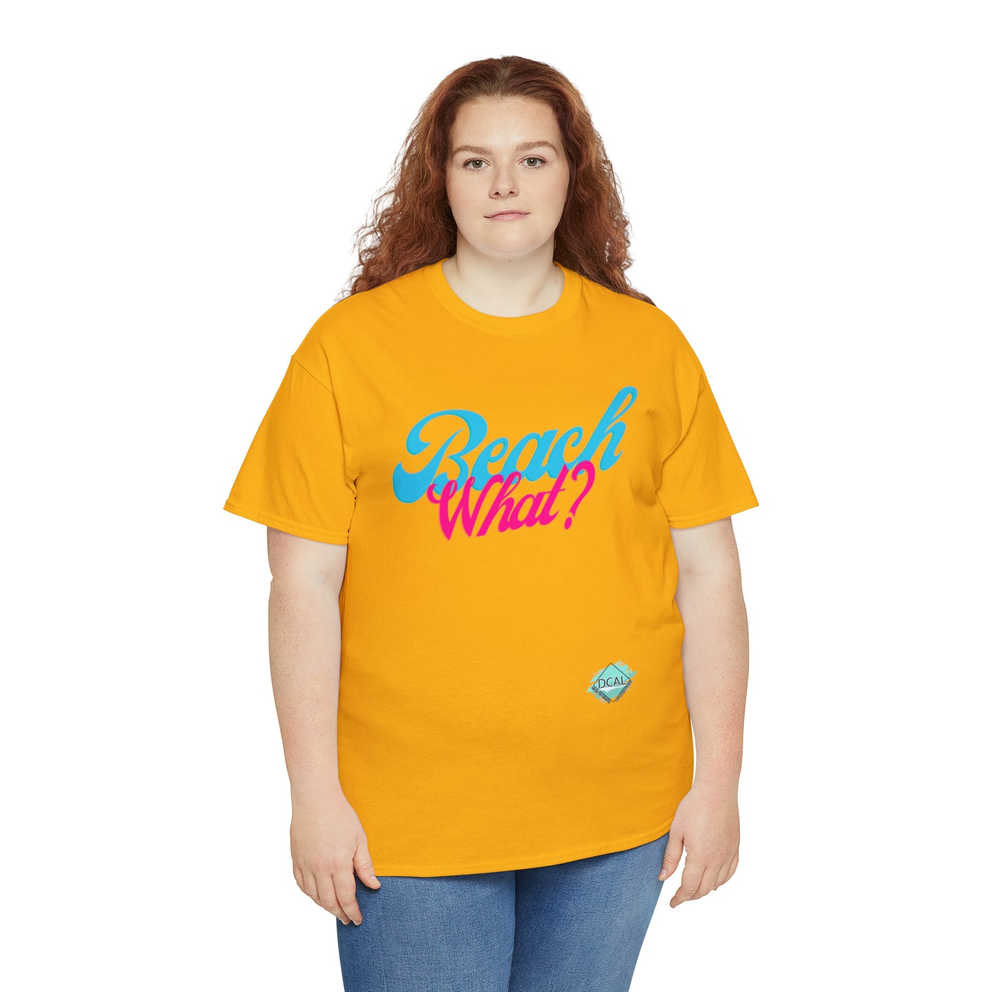 DCAL Beach Collection "Beach What?" Unisex Heavy Cotton Tee