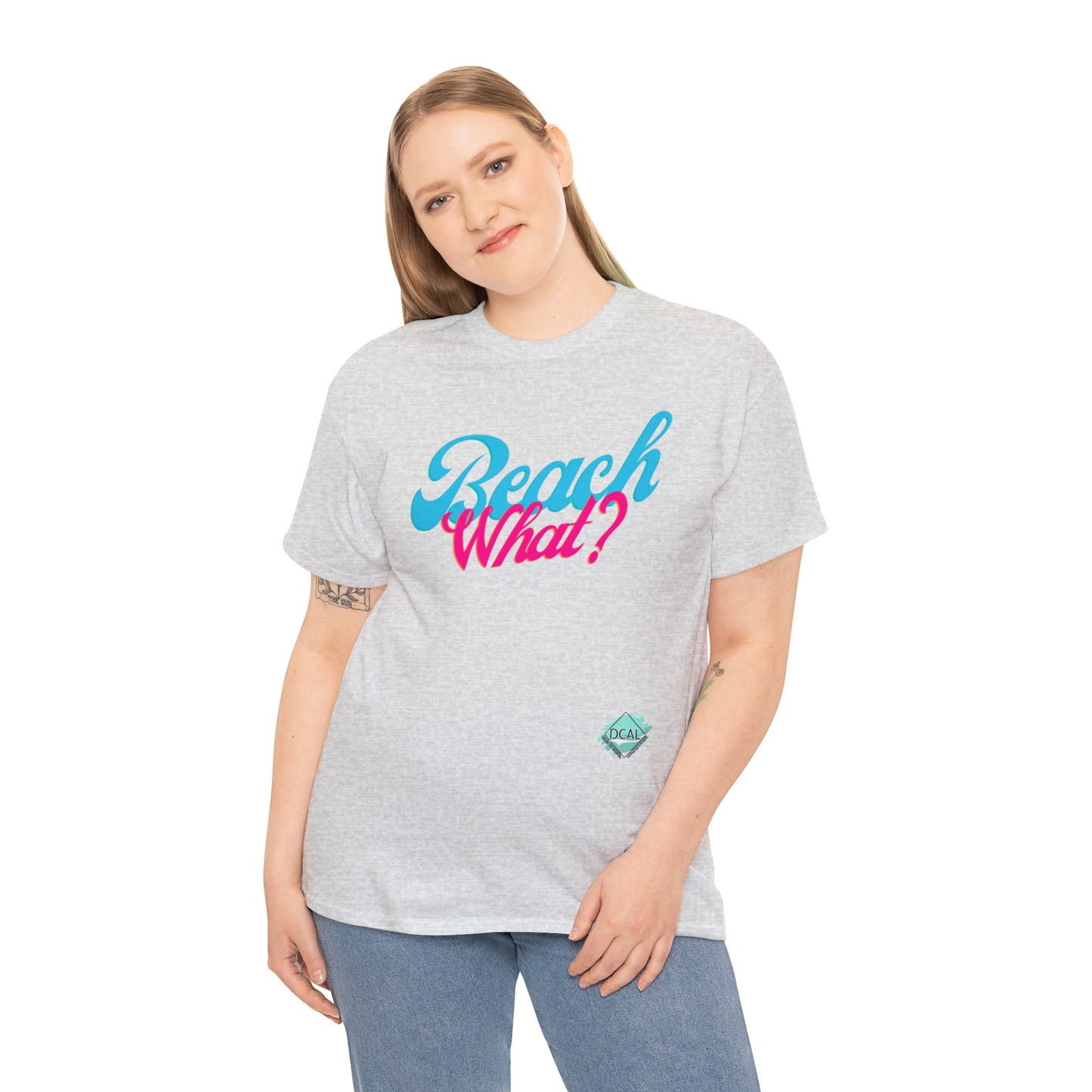 DCAL Beach Collection "Beach What?" Unisex Heavy Cotton Tee