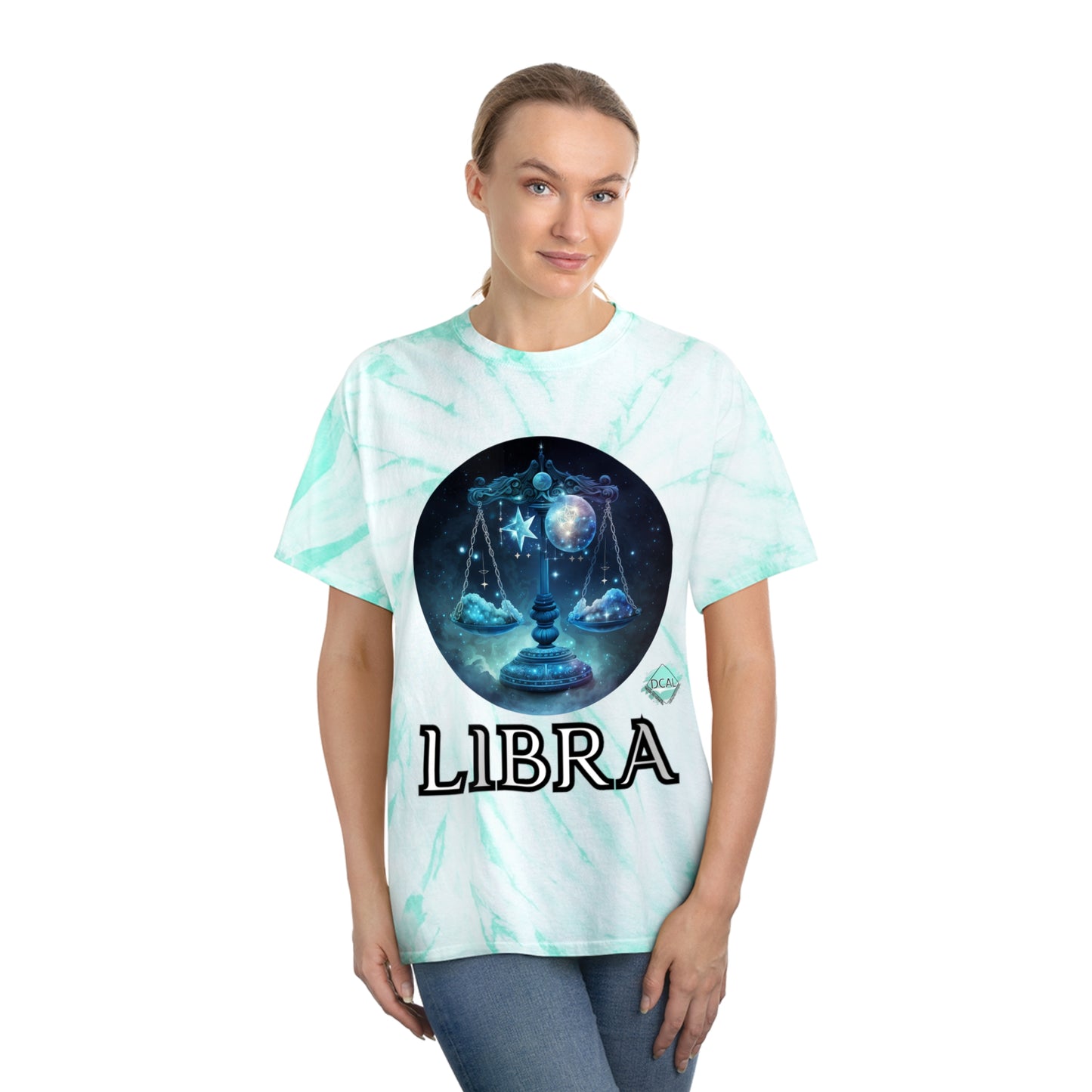 DCAL Zodiac Collection "LIBRA" Tie-Dye Tee, Cyclone