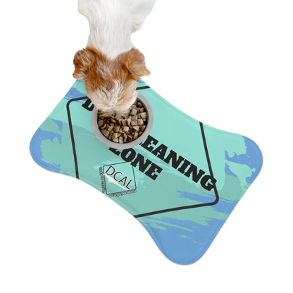 DCAL Paws and Posh "Dishcleaning Zone" Pet Feeding Mats