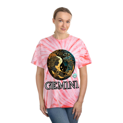 DCAL Zodiac Collection "GEMINI" Tie-Dye Tee, Cyclone