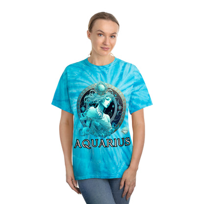 DCAL Zodiac Collection "Aquarius" Tie-Dye Tee, Cyclone